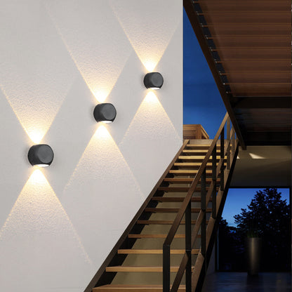 Led Outdoor Round Ball Wall Light Outside Wall