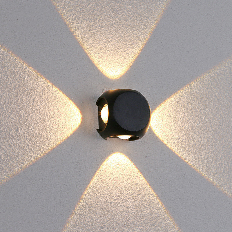 Led Outdoor Round Ball Wall Light Outside Wall